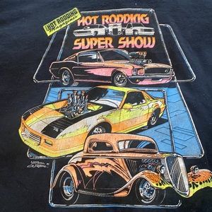 VINTAGE 1990 Hot Rodding Super Show UNISEX Shirt - Ron Wilson Graphics 🏁